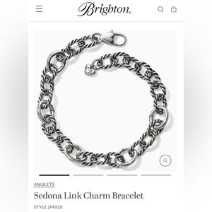Brighton Sedona Link Charm Bracelet